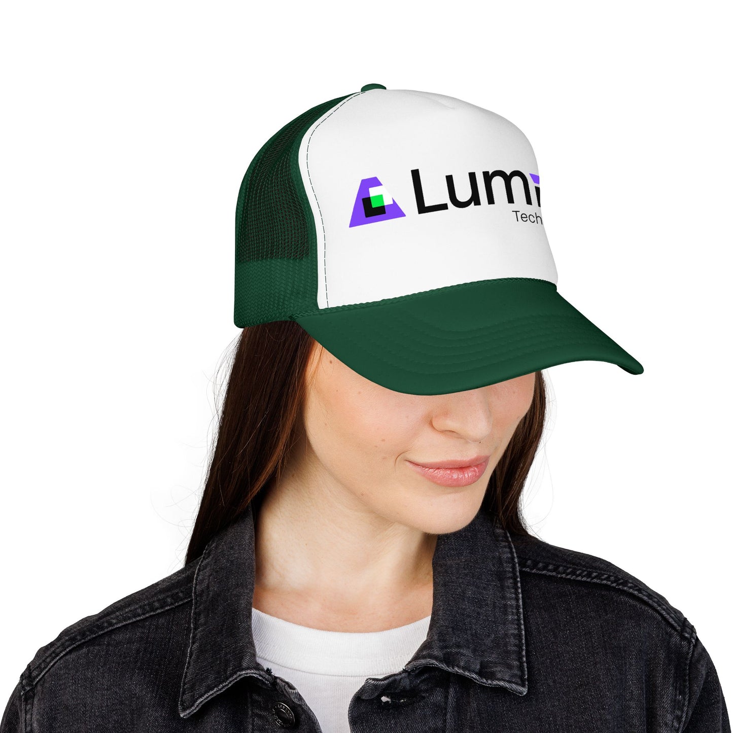 Lumira Tech Advisors Foam Trucker Hat — Branded Logo Mesh Cap