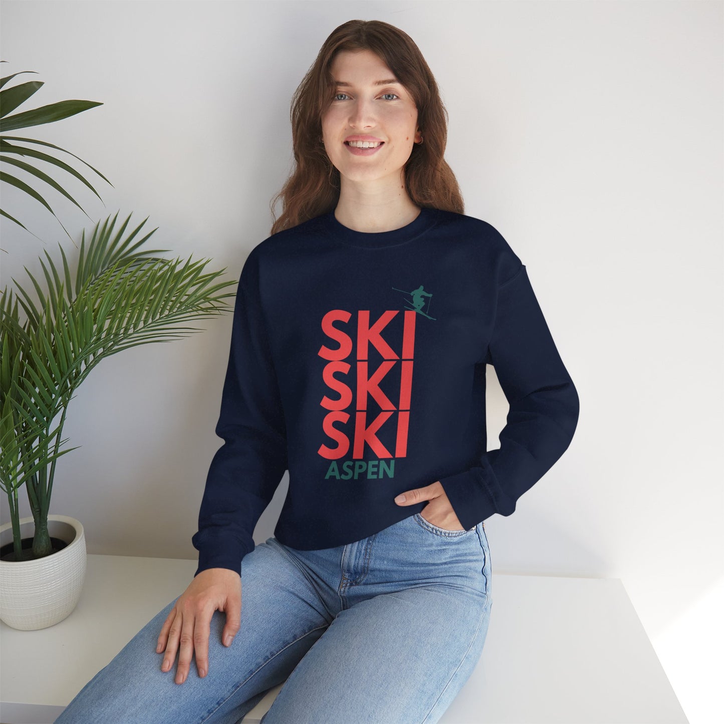 SKI SKI SKI Aspen Crewneck Sweatshirt