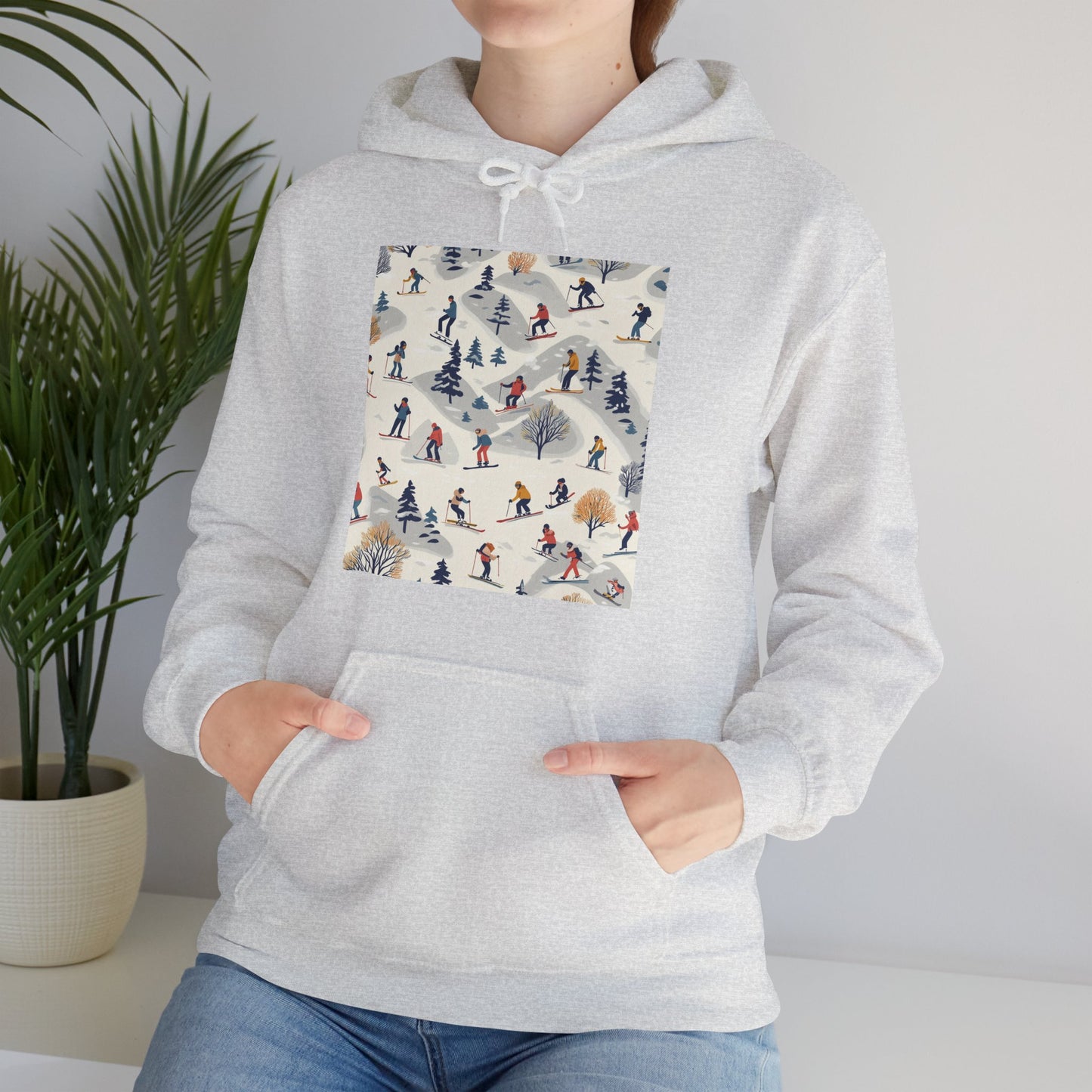 Retro Ski Hoodie Sweatshirt