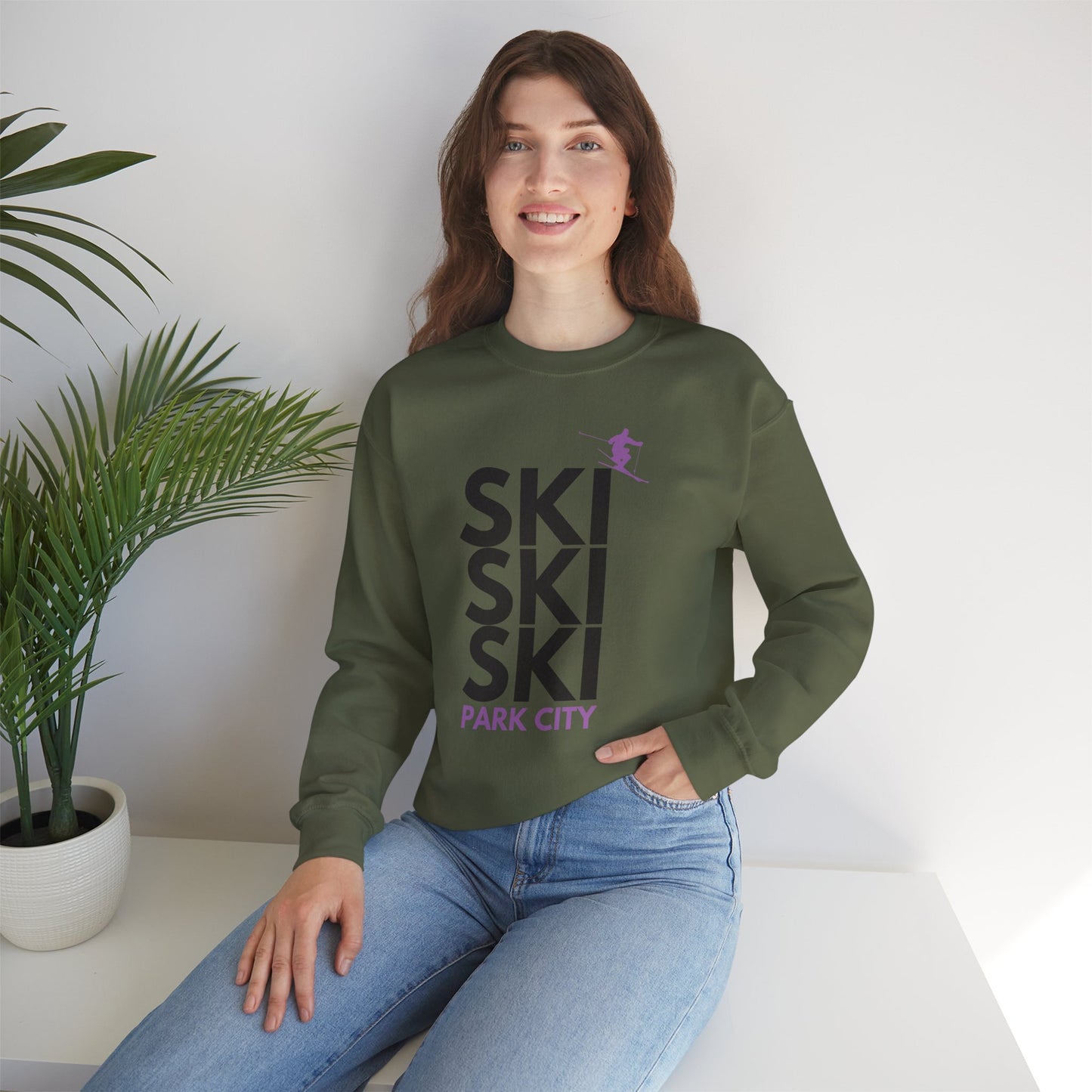SKI SKI SKI Park City Crewneck Sweatshirt