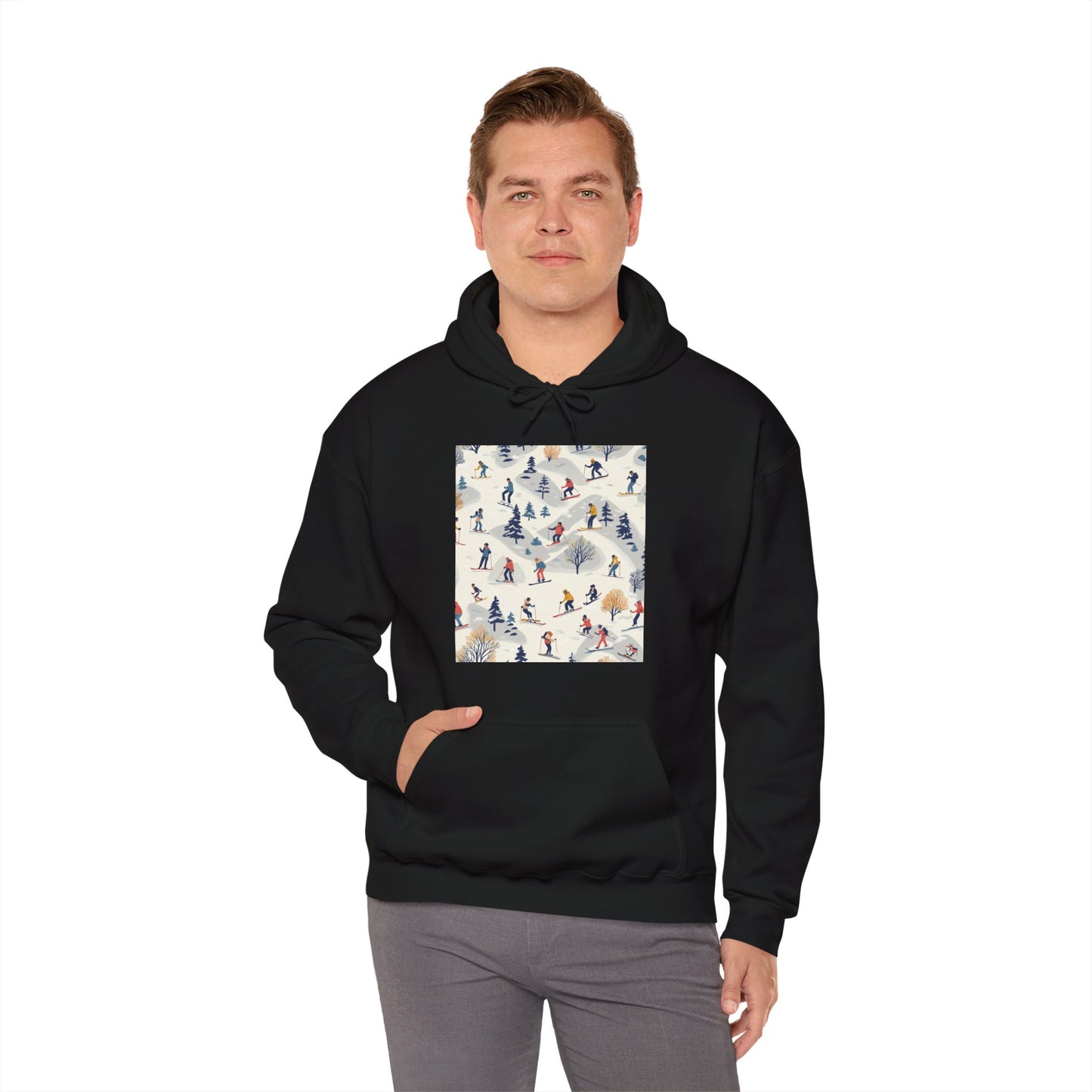 Retro Ski Hoodie Sweatshirt