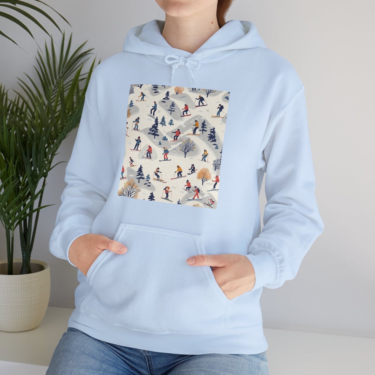 Retro Ski Hoodie Sweatshirt