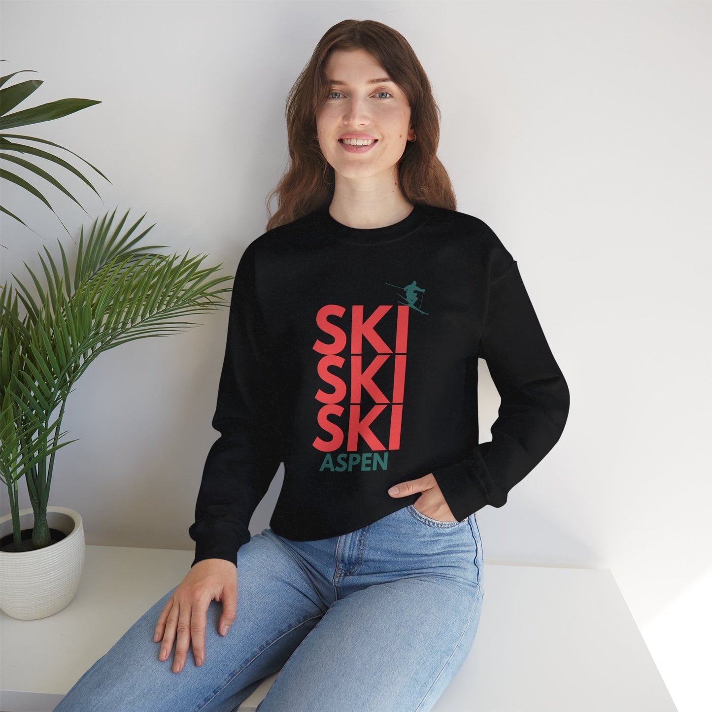 SKI SKI SKI Aspen Crewneck Sweatshirt