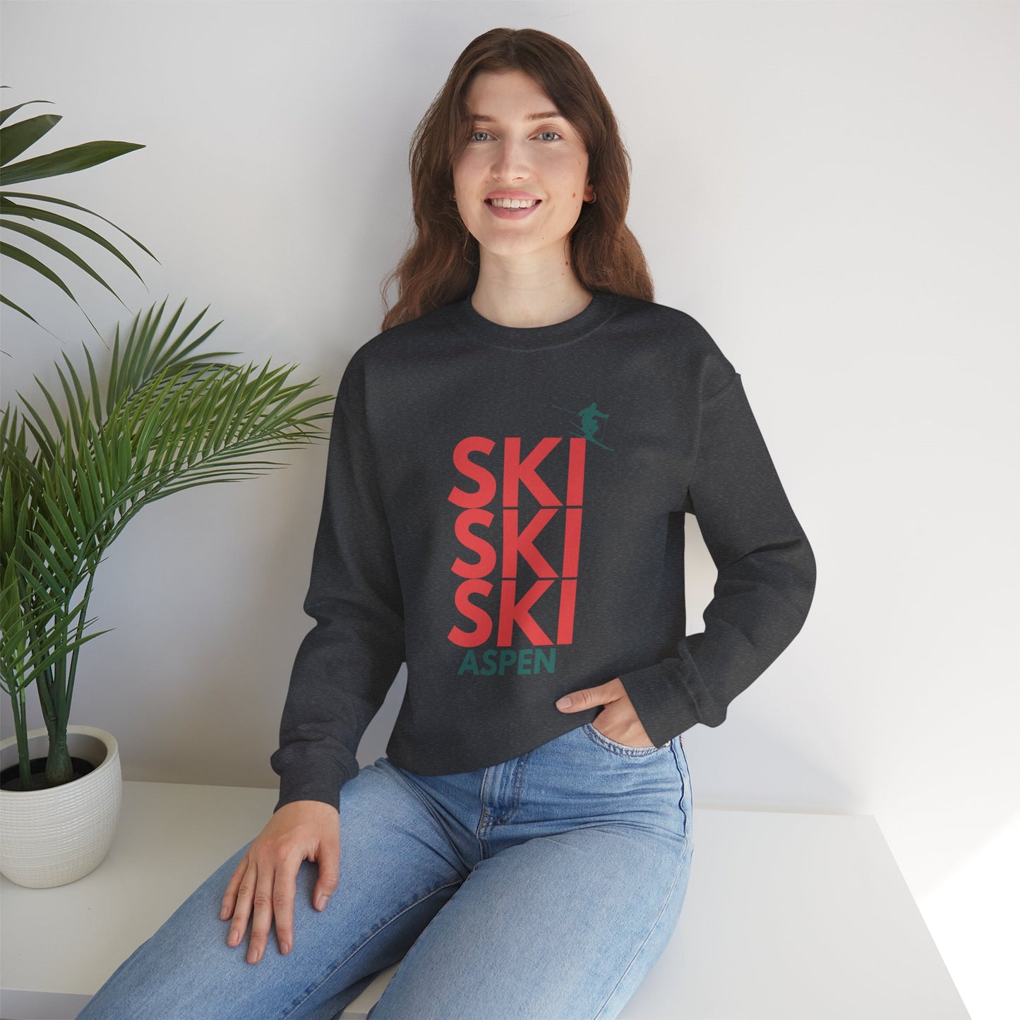 SKI SKI SKI Aspen Crewneck Sweatshirt