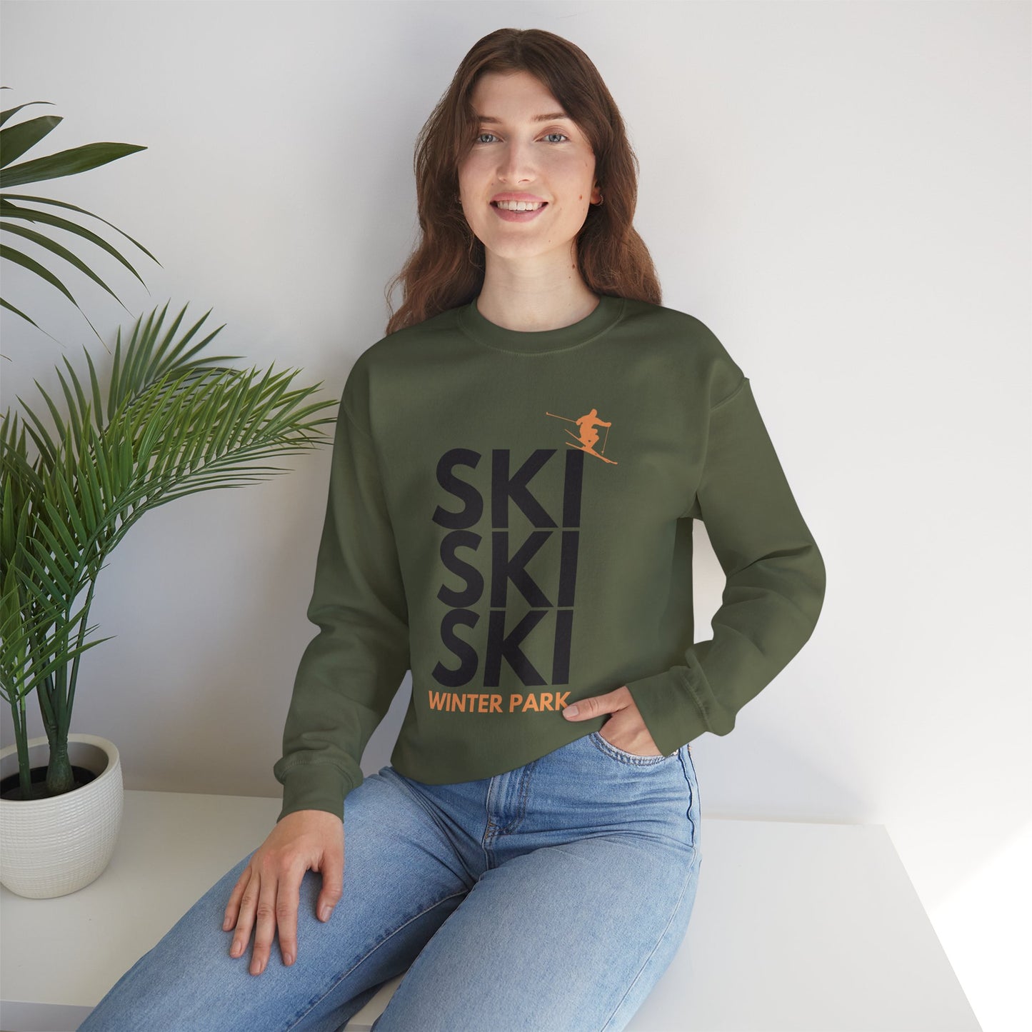 SKI SKI SKI Winter Park Crewneck Sweatshirt