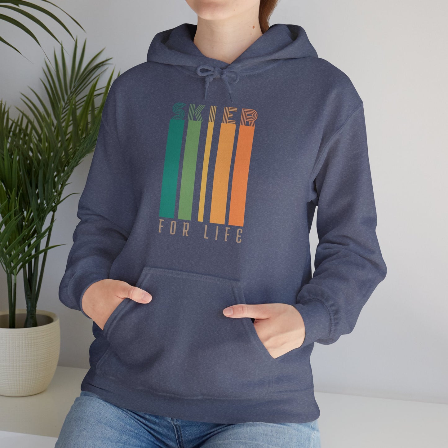 Skier For Life Hoodie Sweatshirt