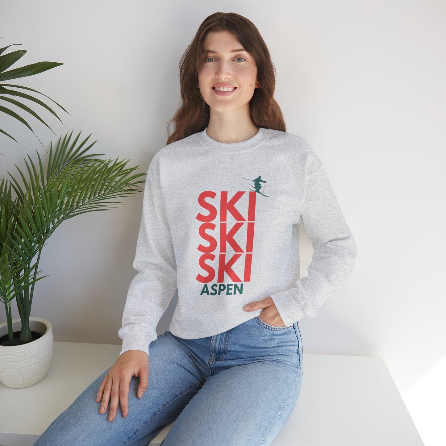 SKI SKI SKI Aspen Crewneck Sweatshirt