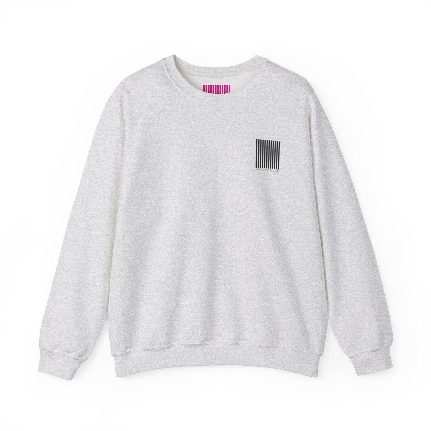Corduroy Ski Club Black Logo Pocket Crewneck Sweatshirt
