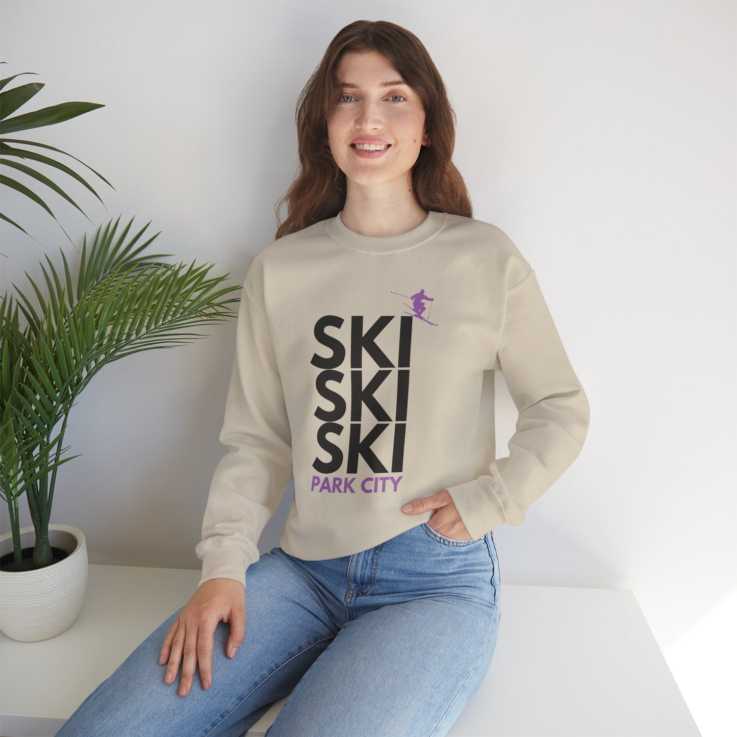 SKI SKI SKI Park City Crewneck Sweatshirt