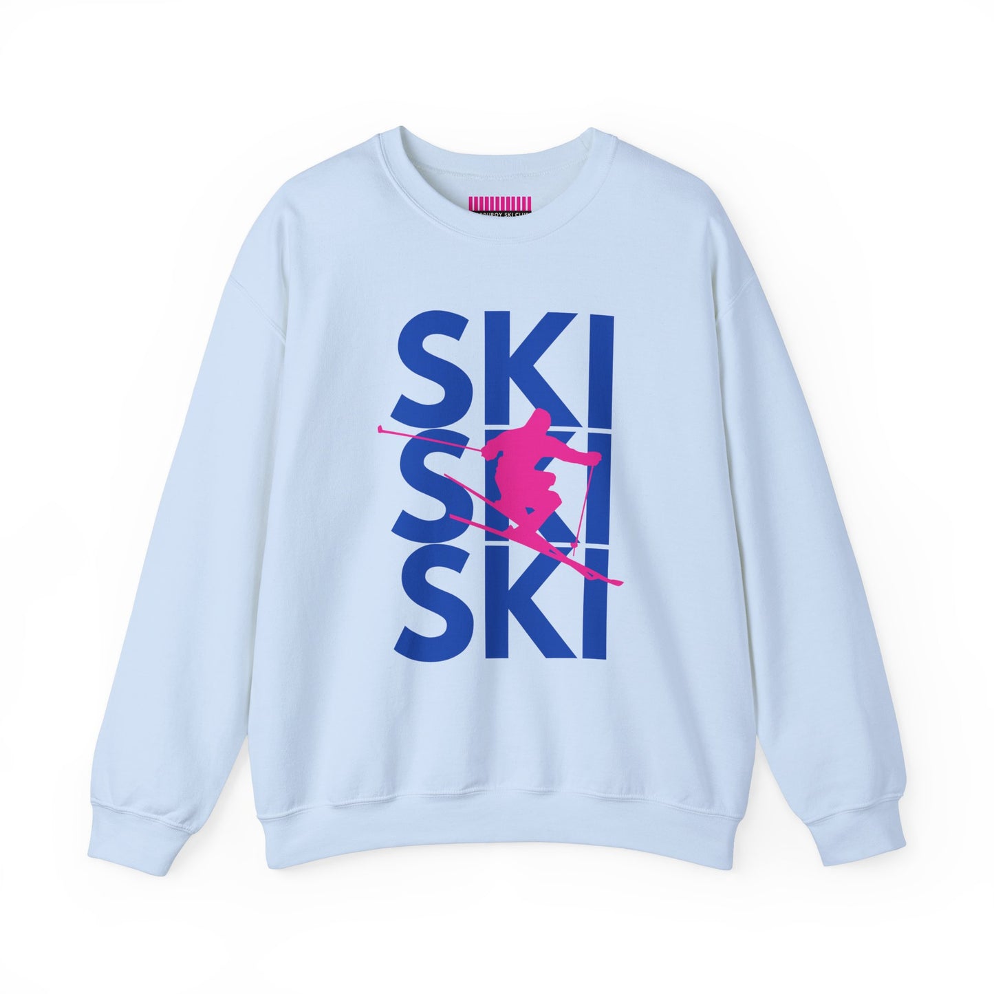 SKI SKI SKI Skier Crewneck Sweatshirt