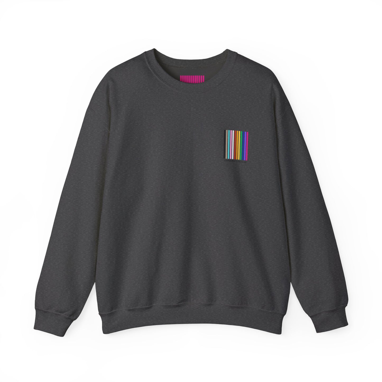 Corduroy Ski Club Rainbow Logo Pocket Crewneck Sweatshirt