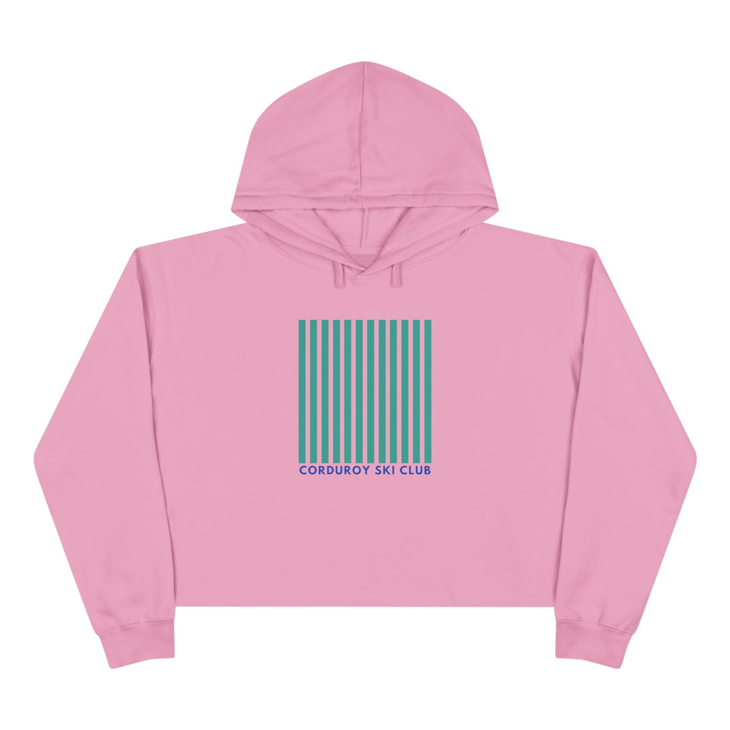 Corduroy Ski Club Crop Hoodie