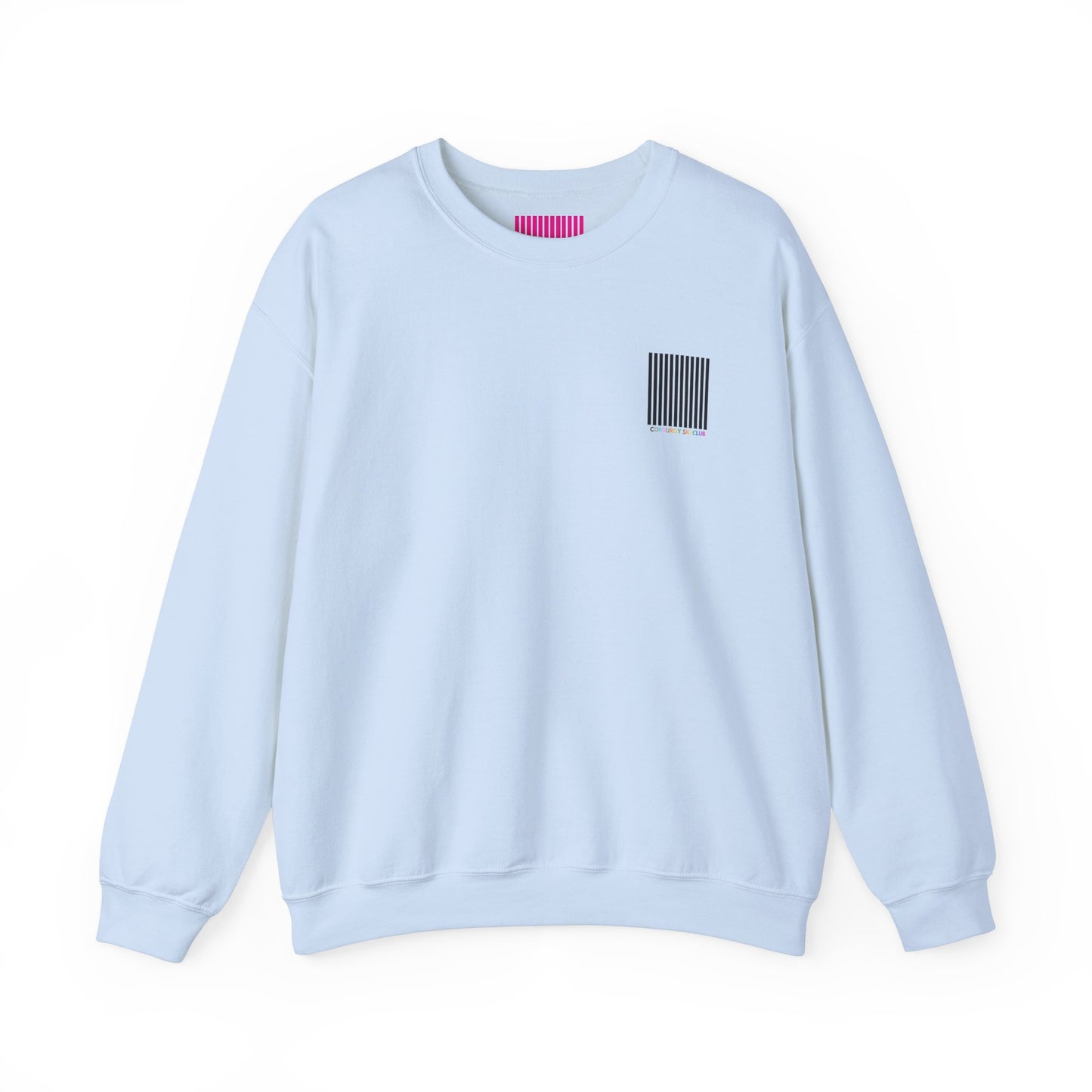 Corduroy Ski Club Black Logo Pocket Crewneck Sweatshirt