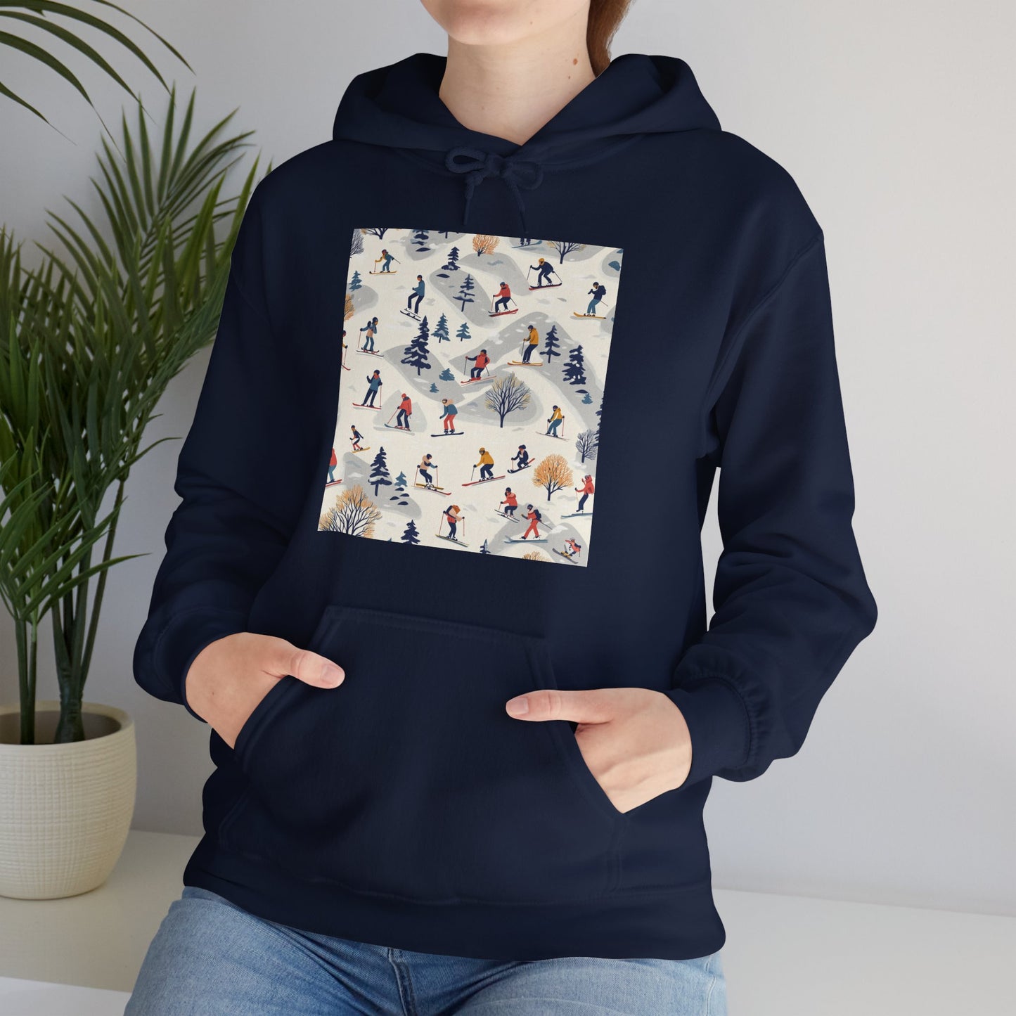 Retro Ski Hoodie Sweatshirt