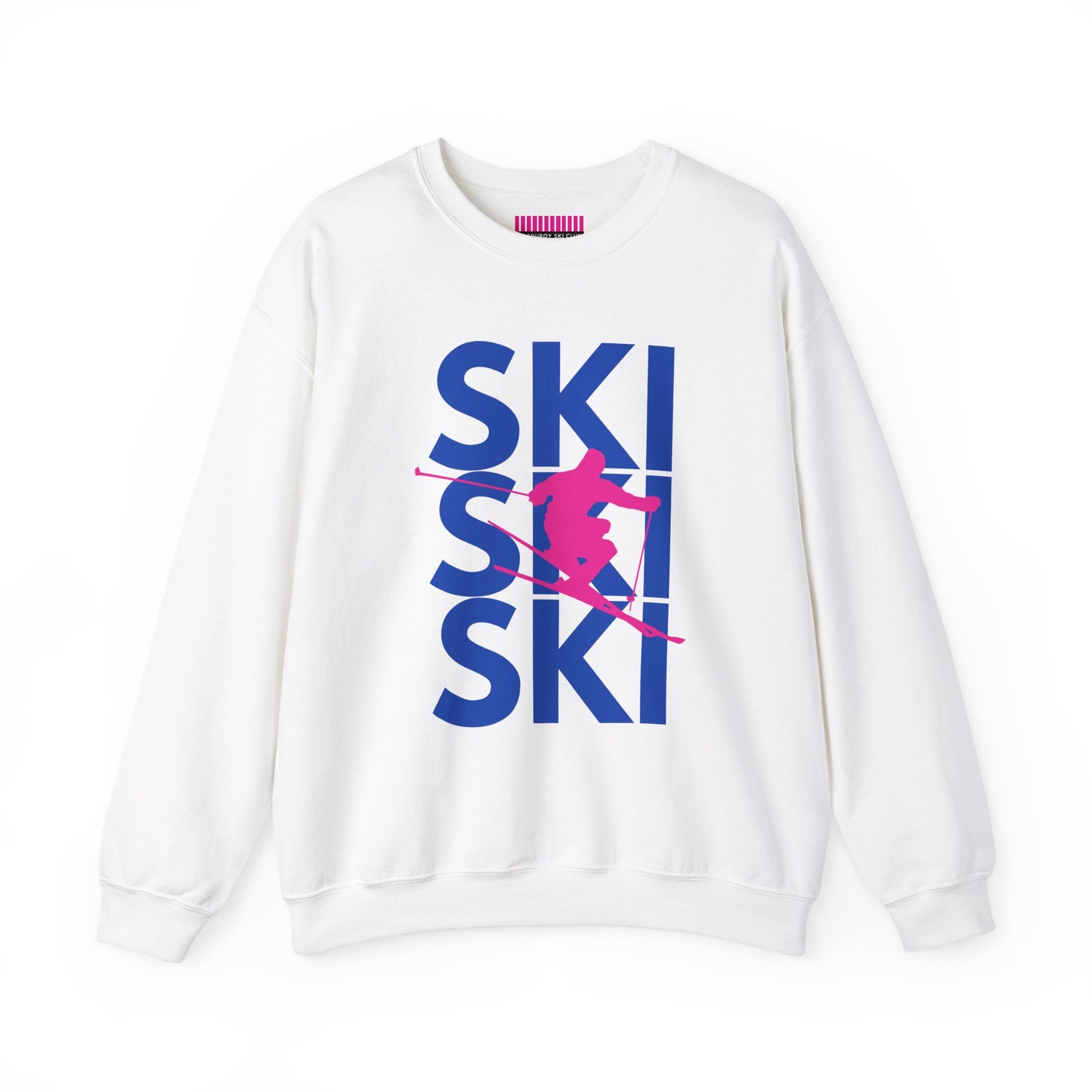 SKI SKI SKI Skier Crewneck Sweatshirt