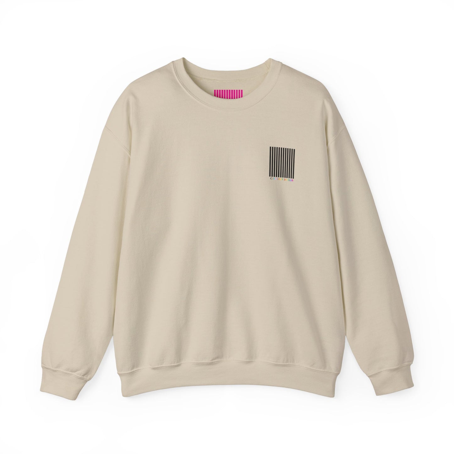 Corduroy Ski Club Black Logo Pocket Crewneck Sweatshirt