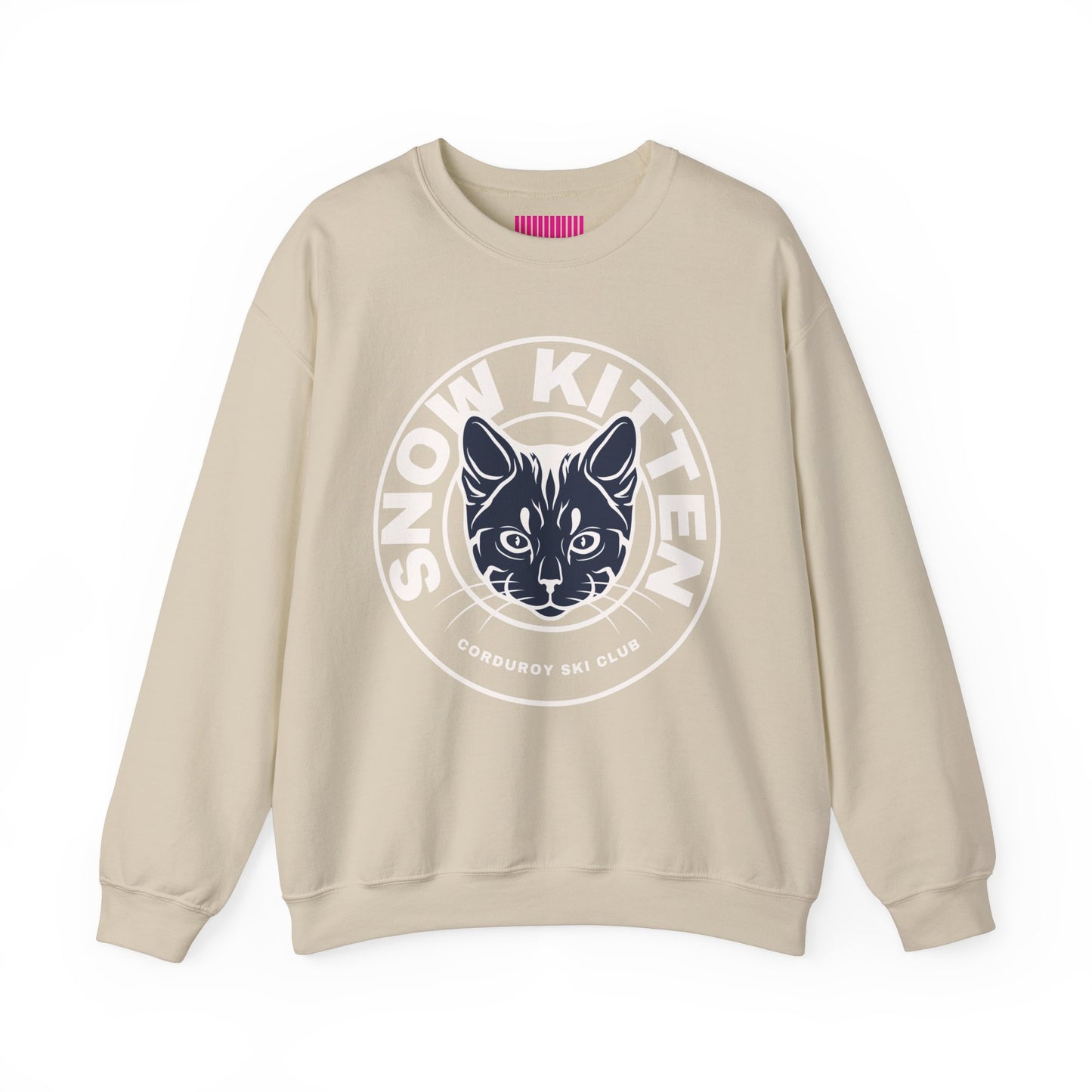 Snow Kitten Corduroy Ski Club Crewneck Sweatshirt