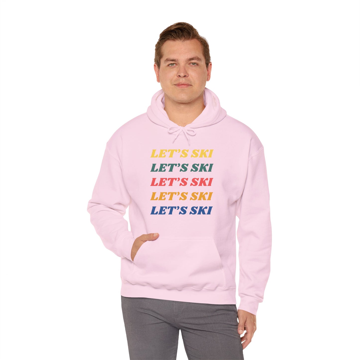 Lets Ski Hoodie Sweatshirt