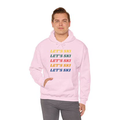 Lets Ski Hoodie Sweatshirt