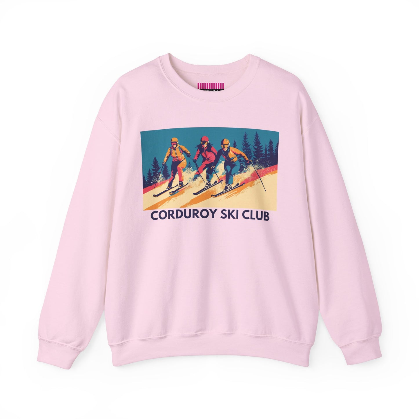 Three Skiers Crewneck Sweatshirt