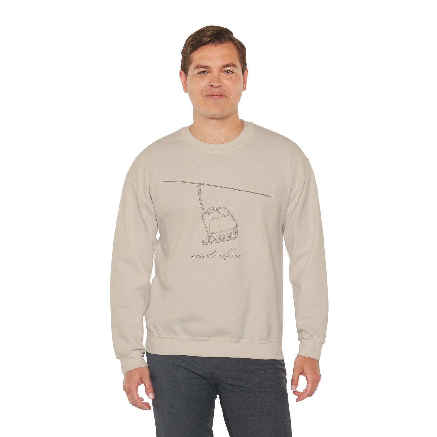 Remote Office Crewneck Sweatshirt