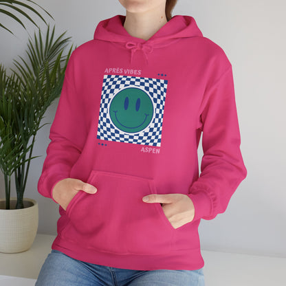 Après Vibes Aspen Smiley Face Hoodie Sweatshirt