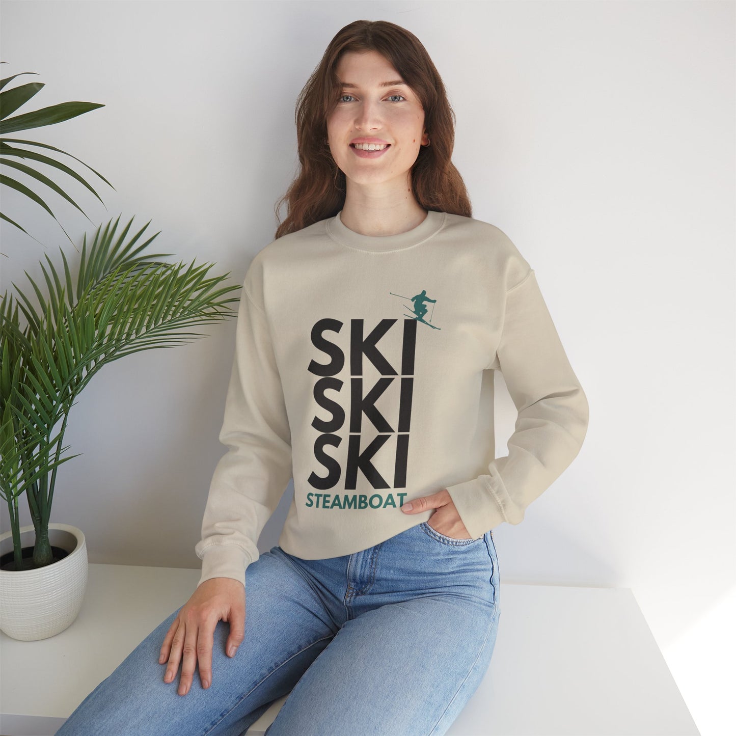 SKI SKI SKI Steamboat Crewneck Sweatshirt