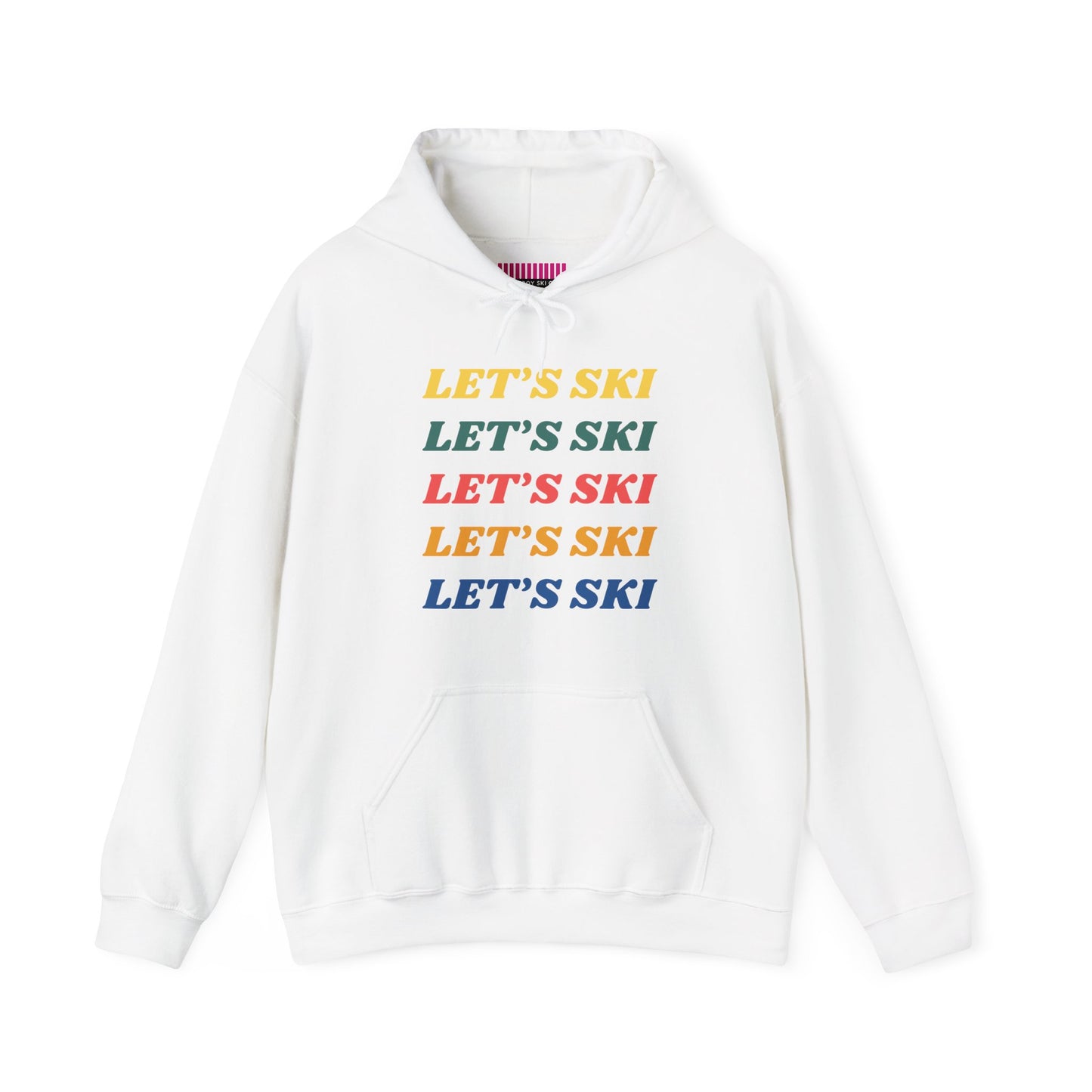 Lets Ski Hoodie Sweatshirt