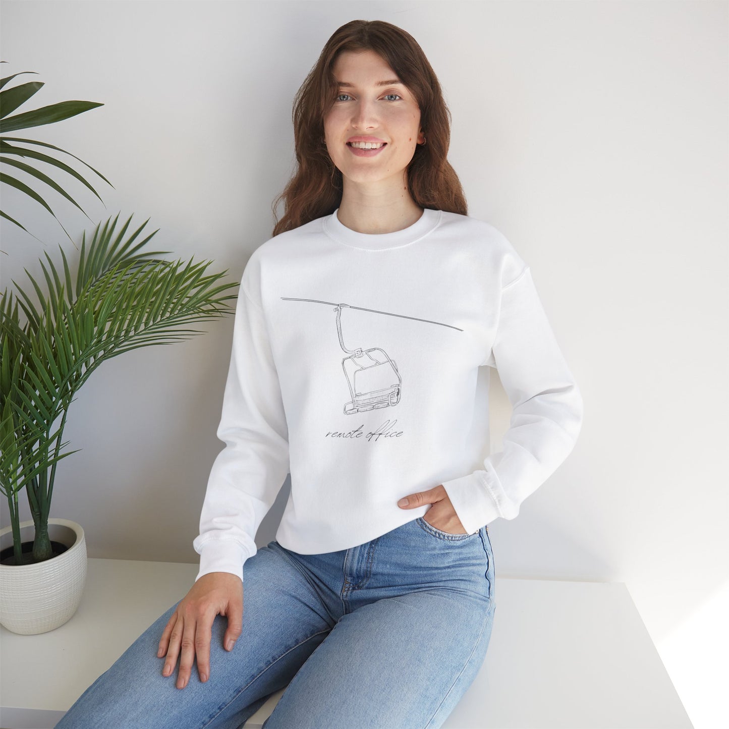 Remote Office Crewneck Sweatshirt