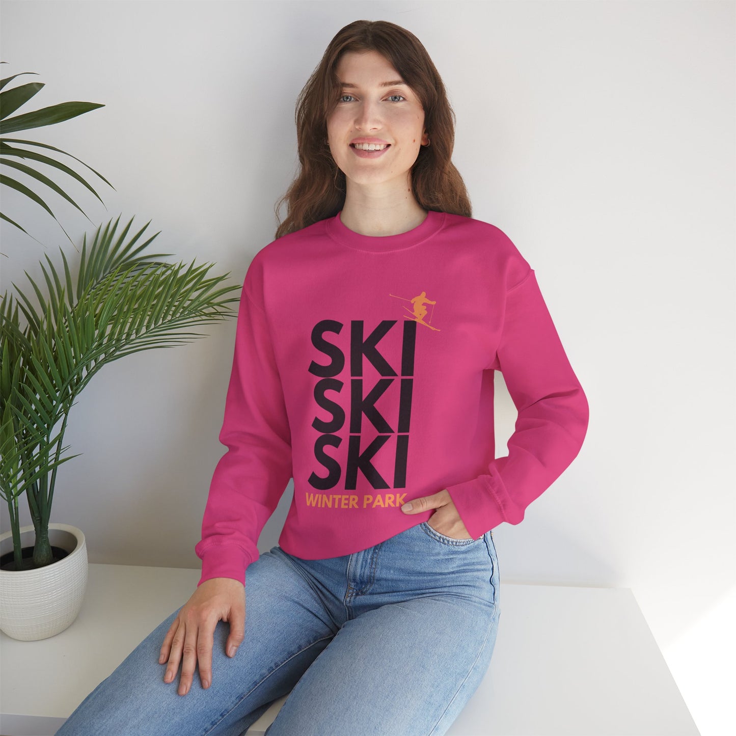 SKI SKI SKI Winter Park  Crewneck Sweatshirt