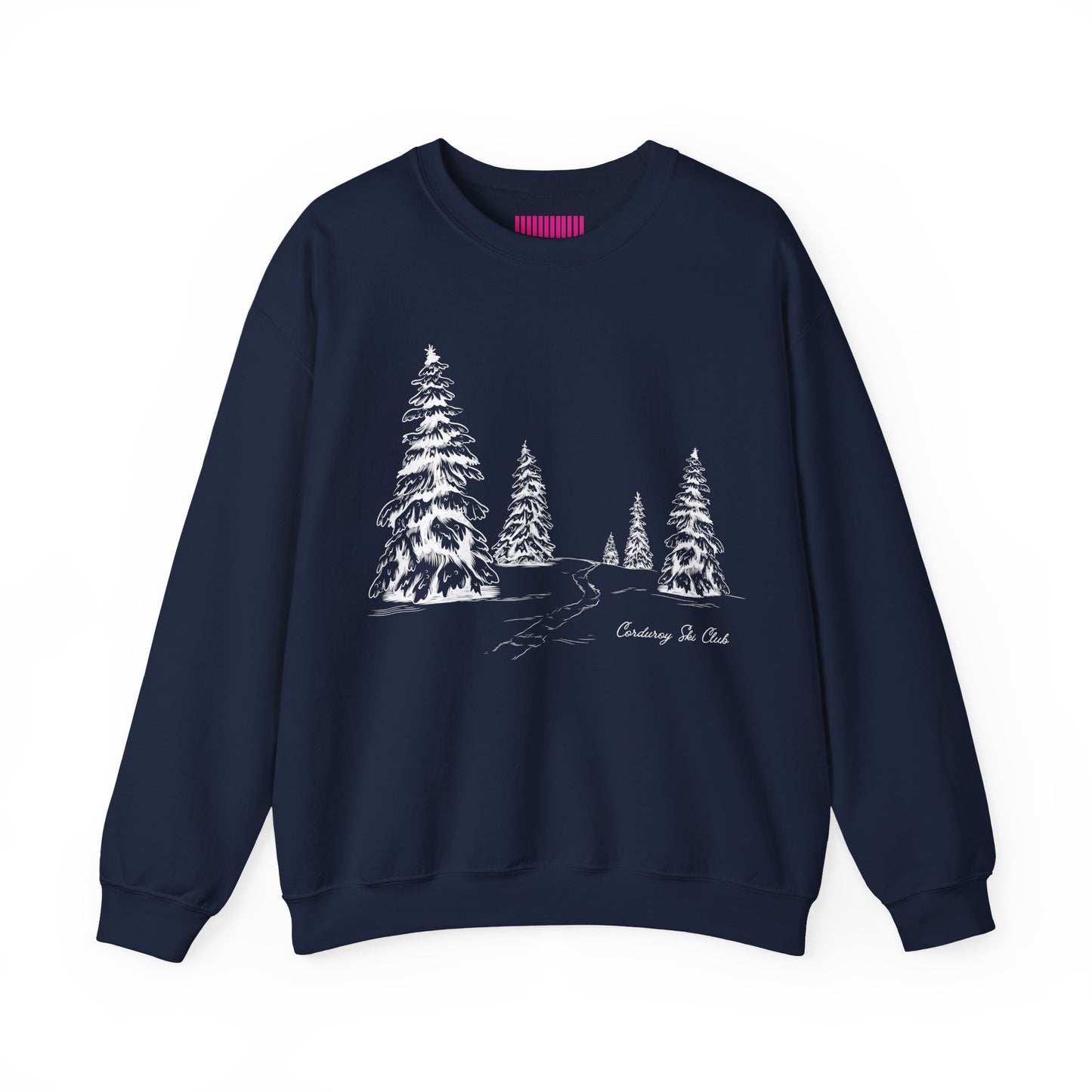 Treescape Corduroy Ski Club Crewneck Sweatshirt