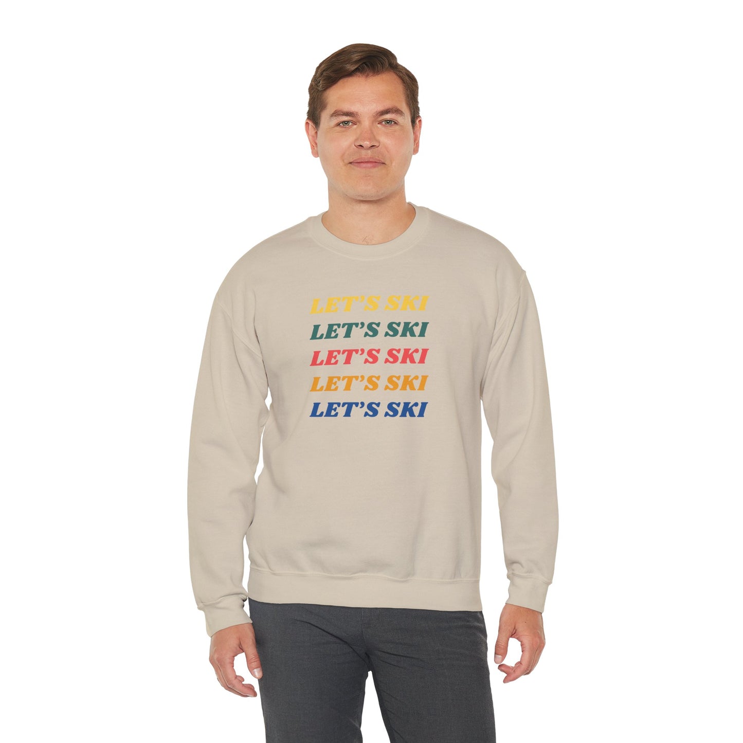 Let's Ski Crewneck Sweatshirt