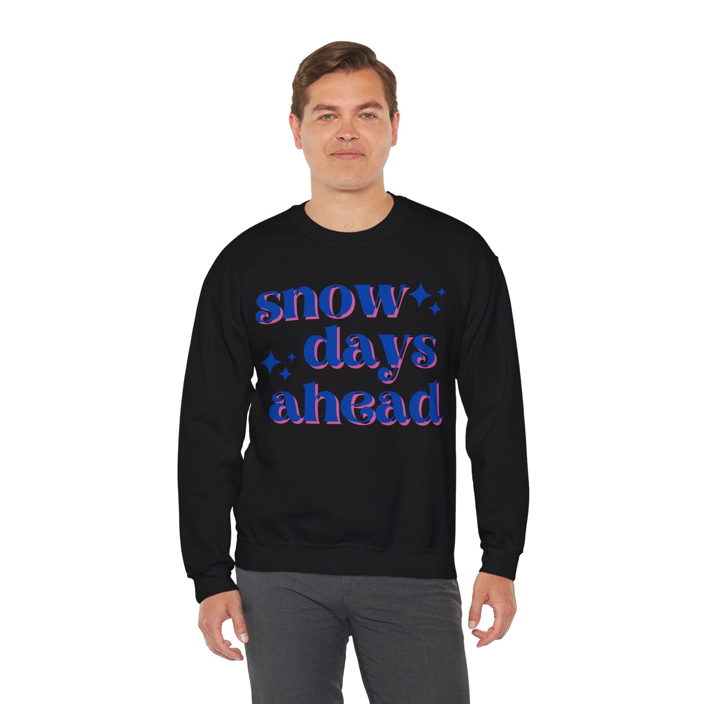 Snow Days Ahead Crewneck Sweatshirt