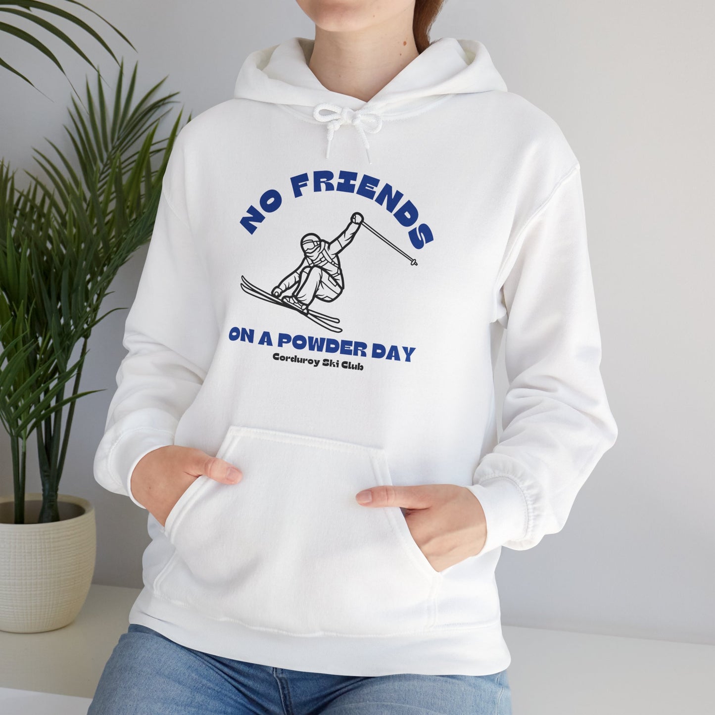 No Friends on a Powder Day CSC Hoodie Sweatshirt