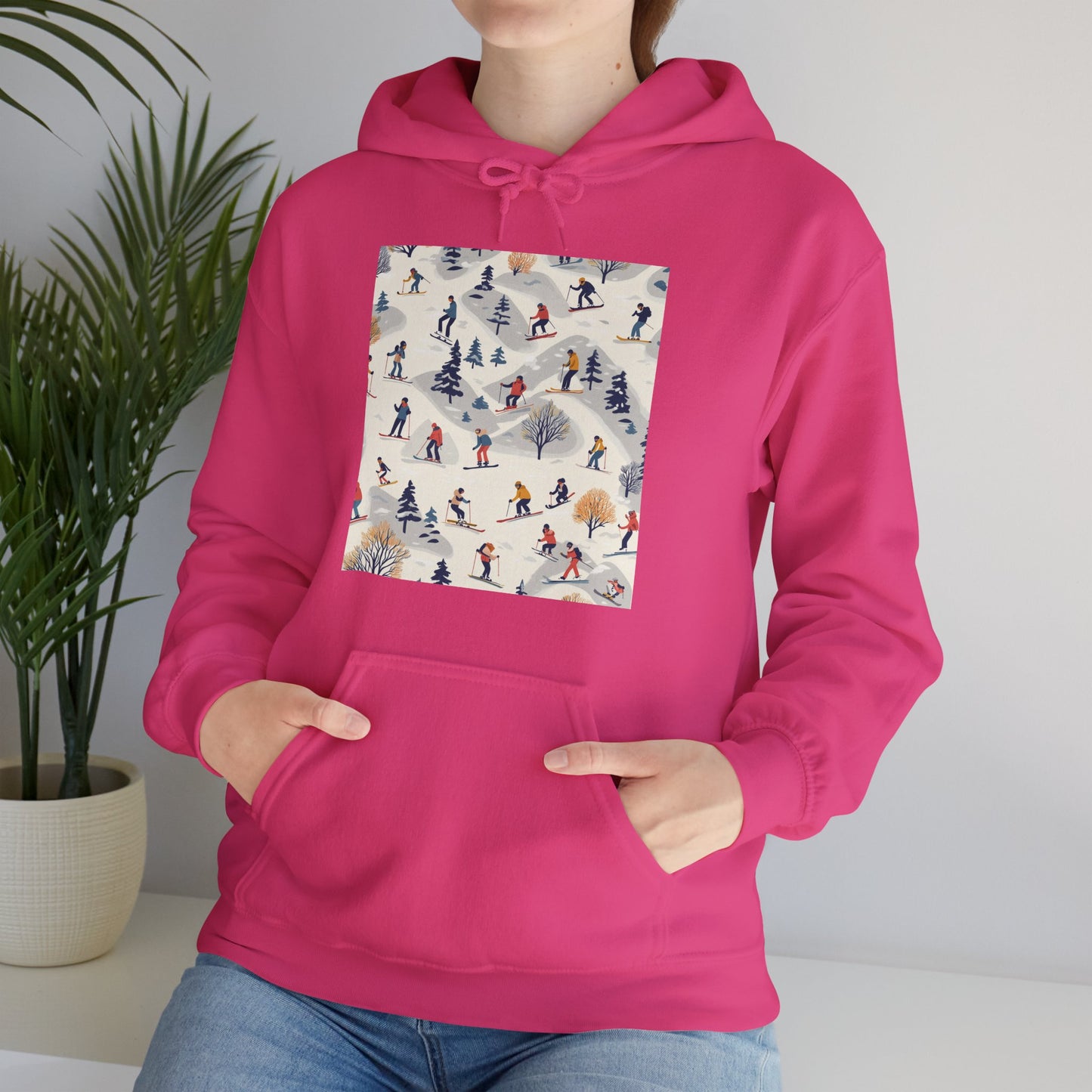 Retro Ski Hoodie Sweatshirt