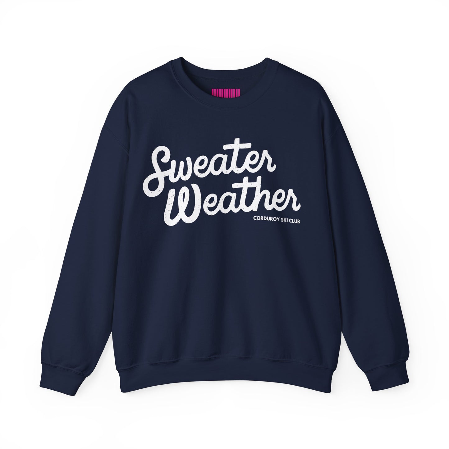 Sweater Weather Corduroy Ski Club Crewneck Sweatshirt