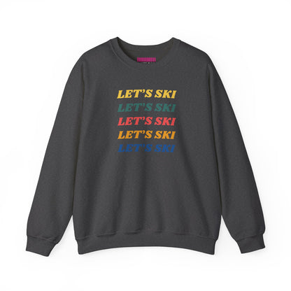 Let's Ski Crewneck Sweatshirt