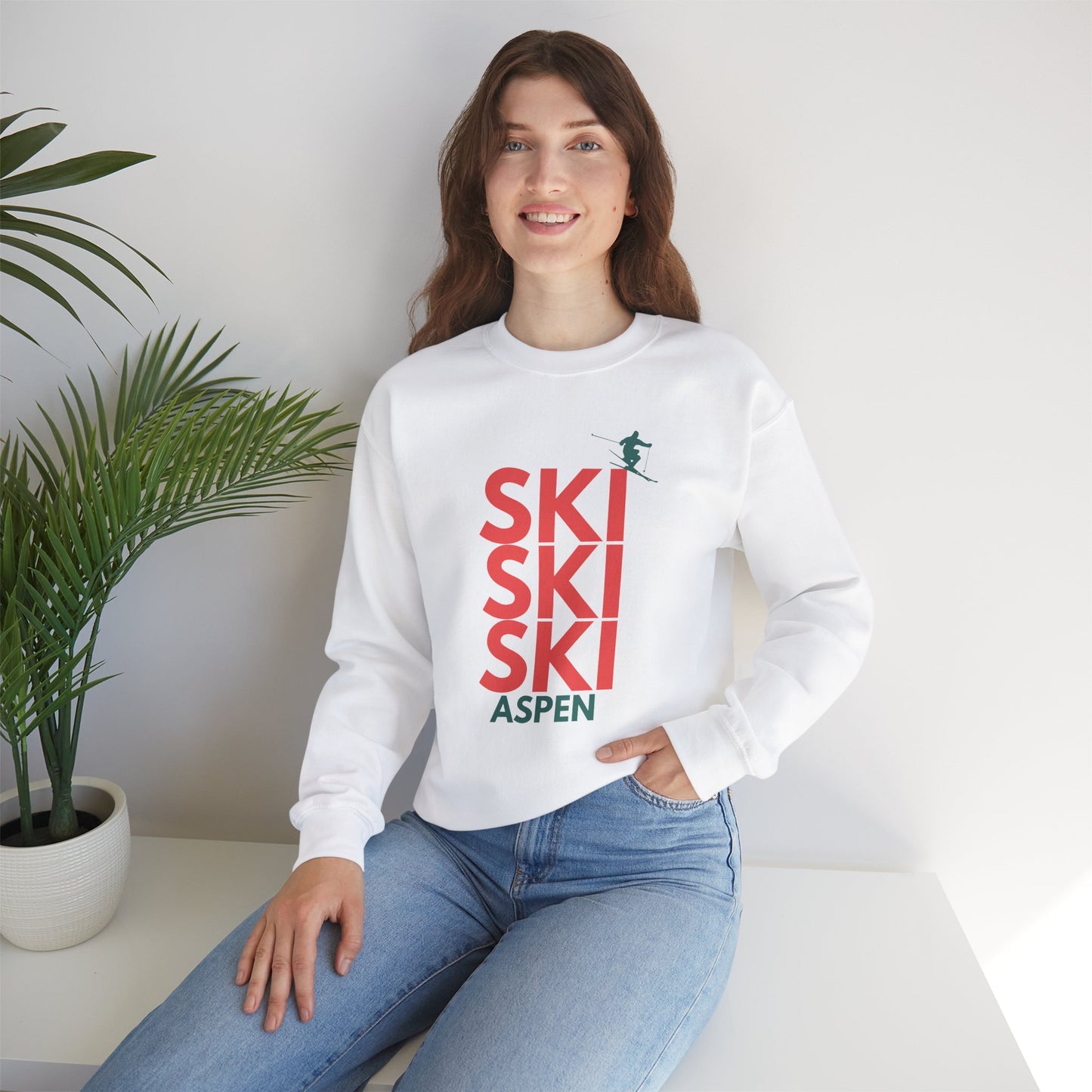 SKI SKI SKI Aspen Crewneck Sweatshirt