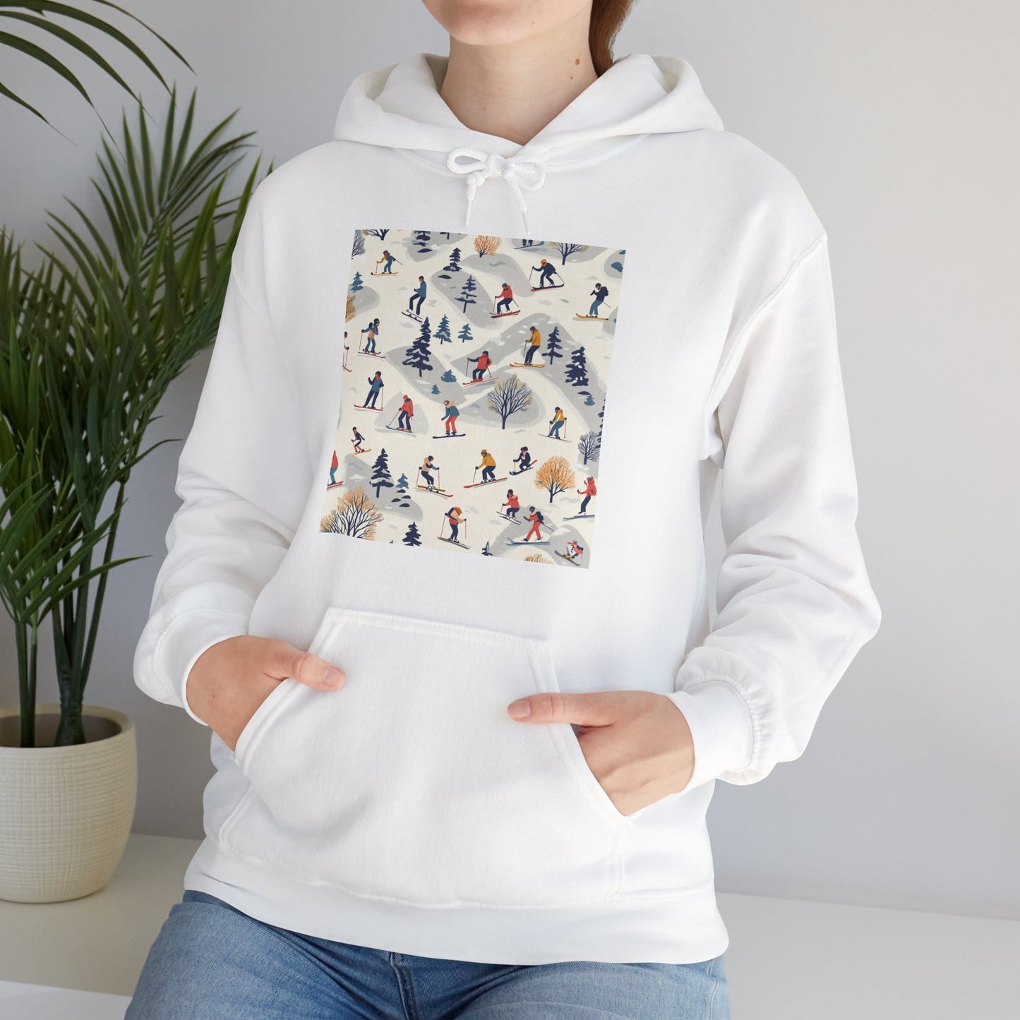 Retro Ski Hoodie Sweatshirt