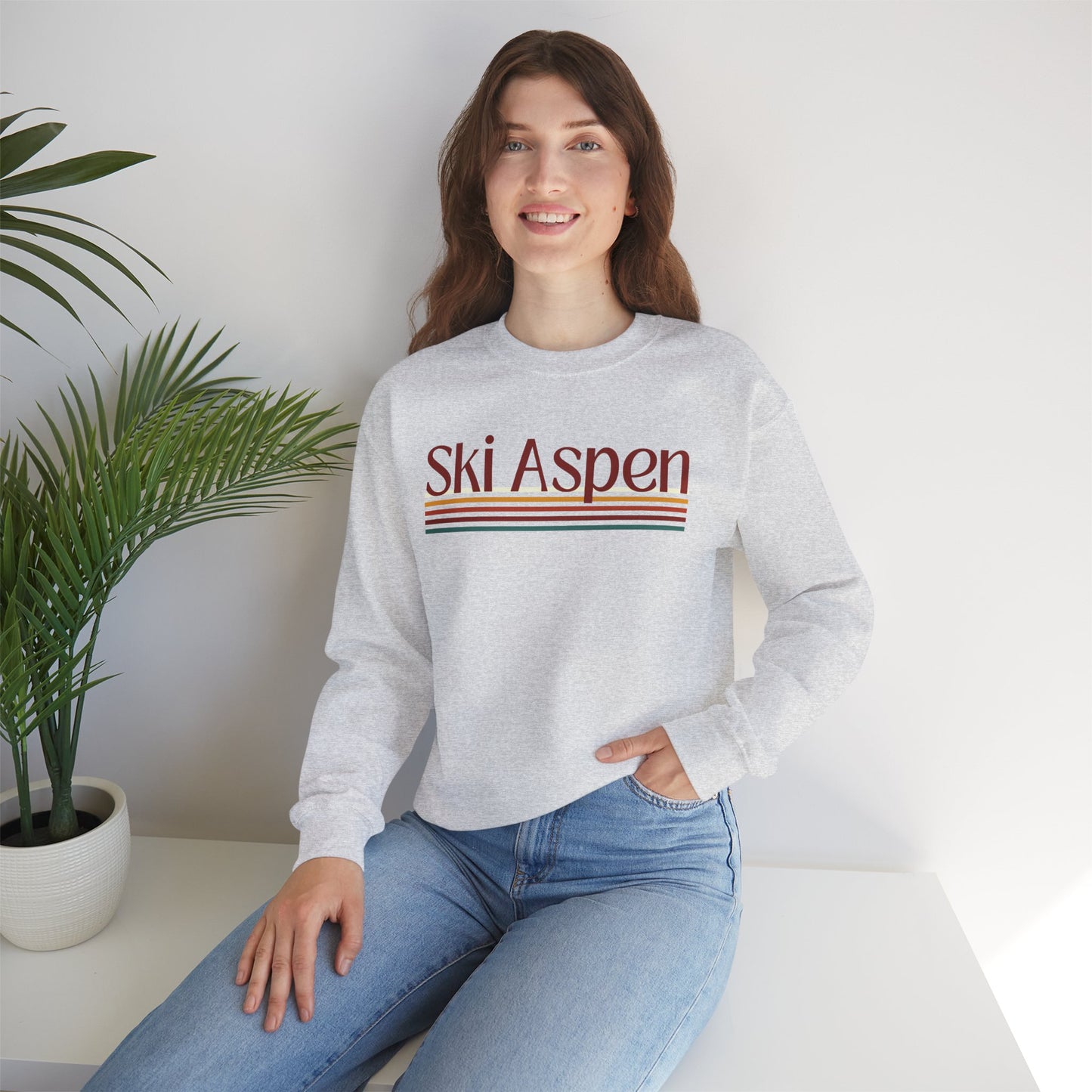 Ski Aspen Crewneck Sweatshirt