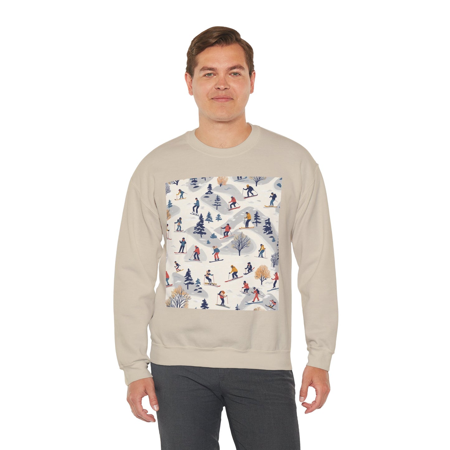 Retro Ski Crewneck Sweatshirt