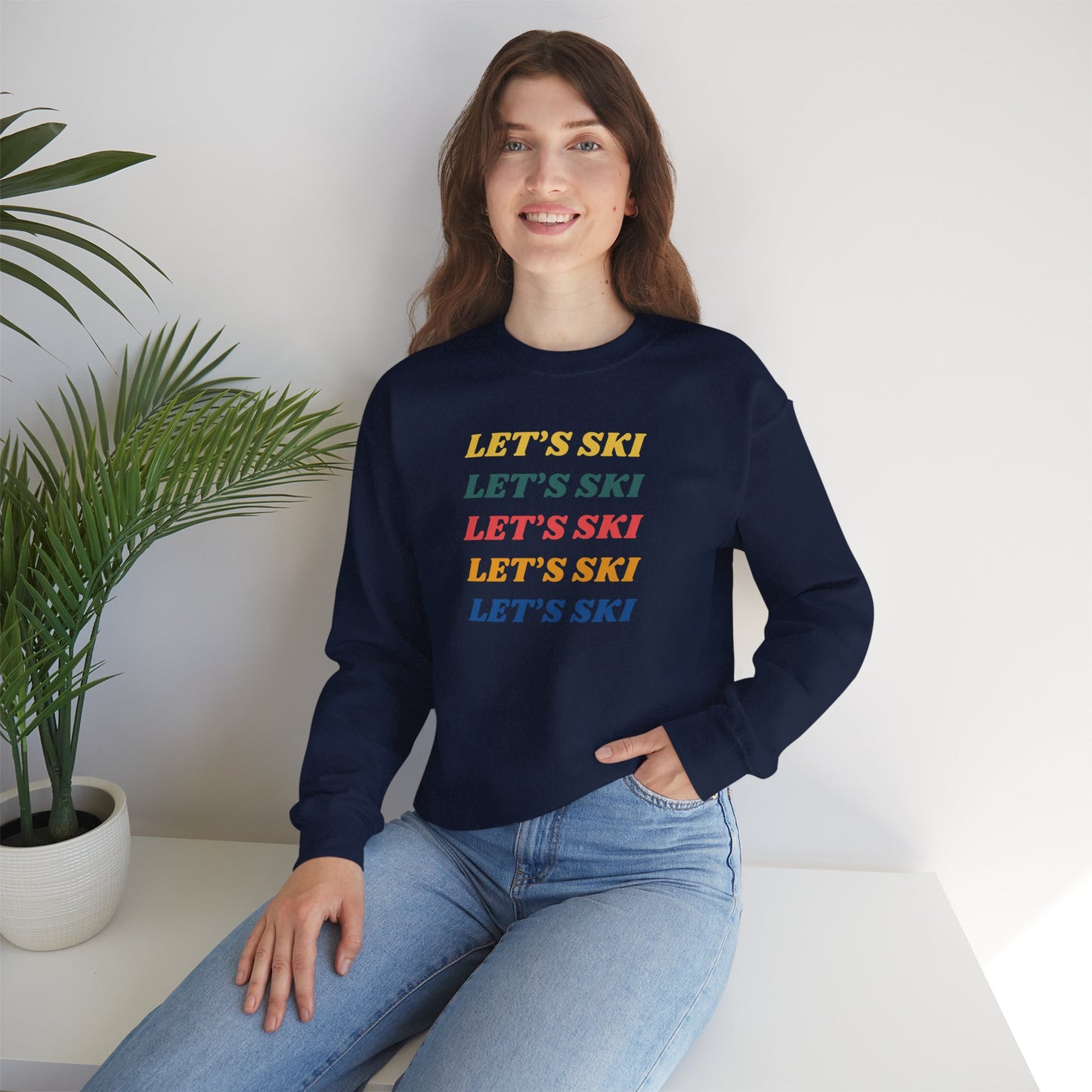 Let's Ski Crewneck Sweatshirt