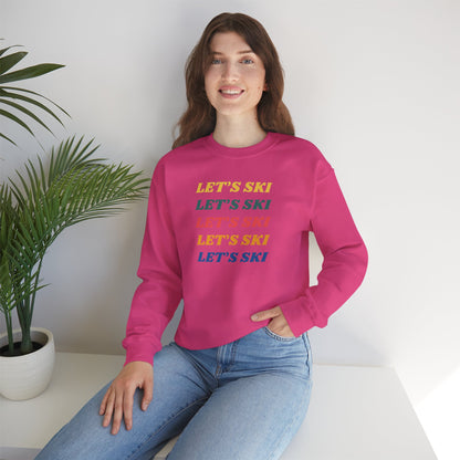 Let's Ski Crewneck Sweatshirt