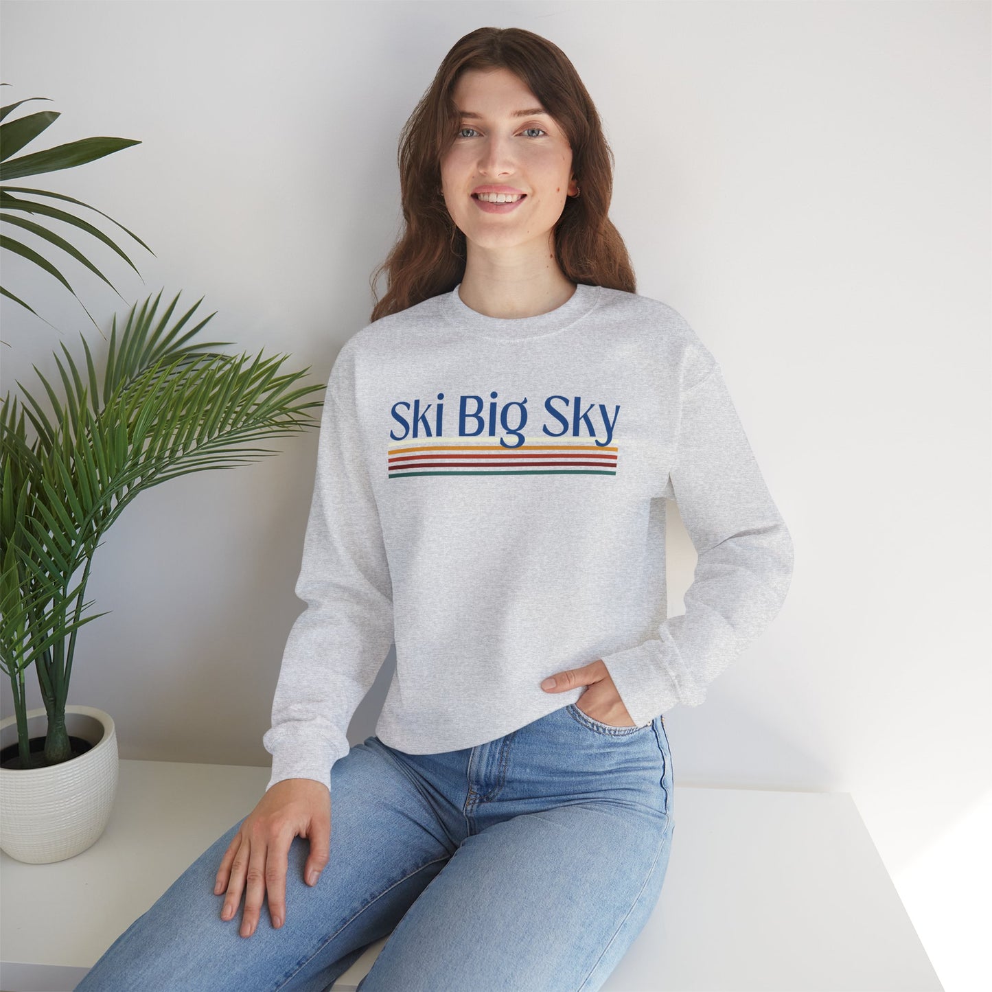 Ski Big Sky Crewneck Sweatshirt