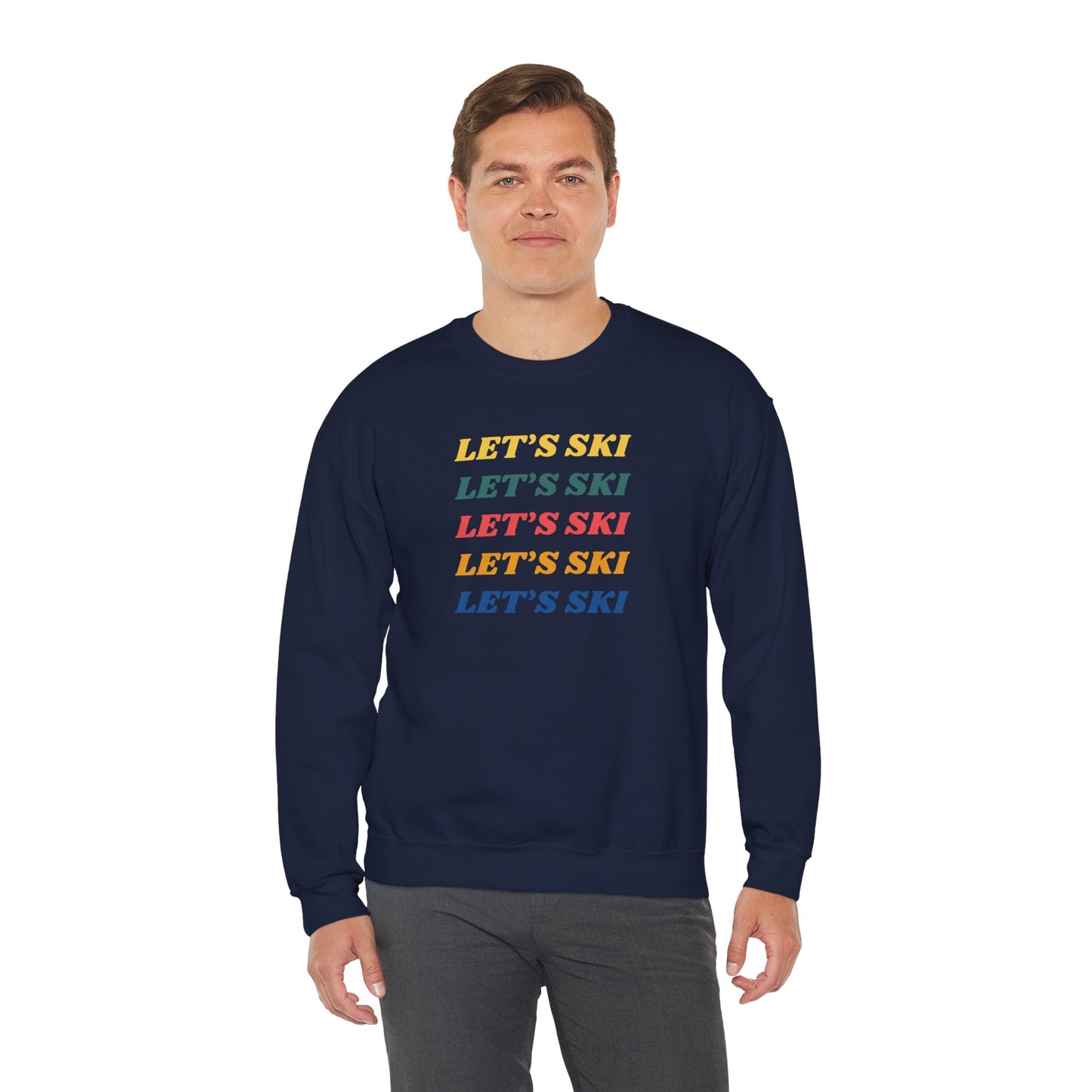 Let's Ski Crewneck Sweatshirt