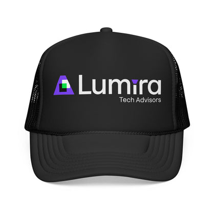 Lumira Tech Advisors Foam Trucker Hat — Branded Logo Mesh Cap