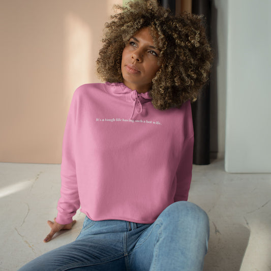Hot Wife Cropped Hoodie
