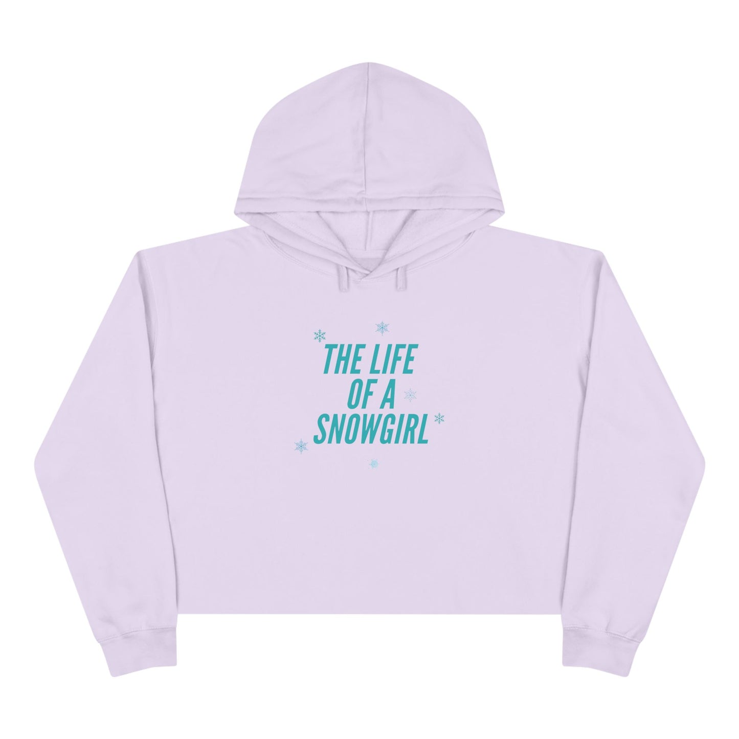 The Life of a Snowgirl Crop Hoodie