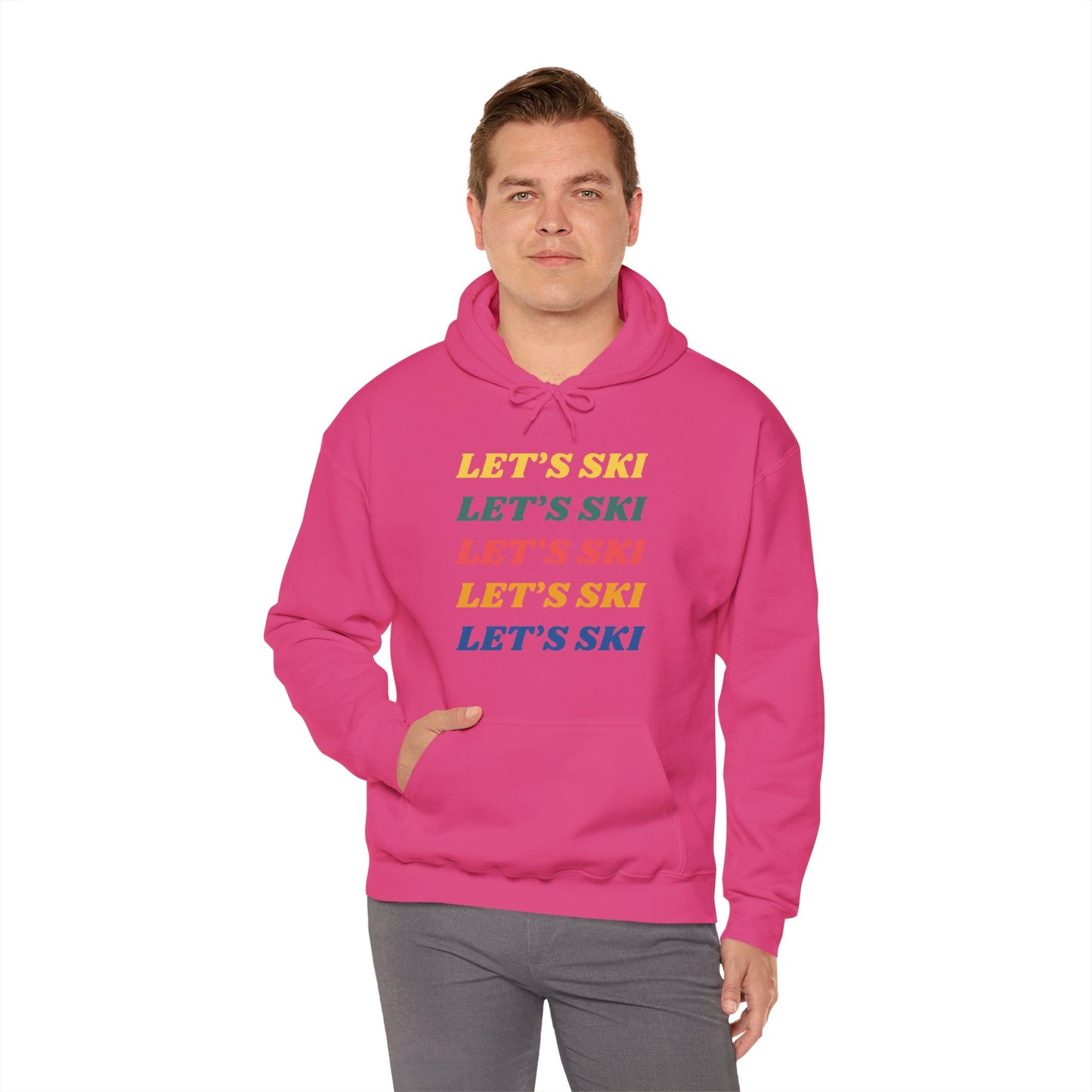 Lets Ski Hoodie Sweatshirt