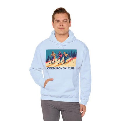 Three Skiers Hoodie Sweatshirt